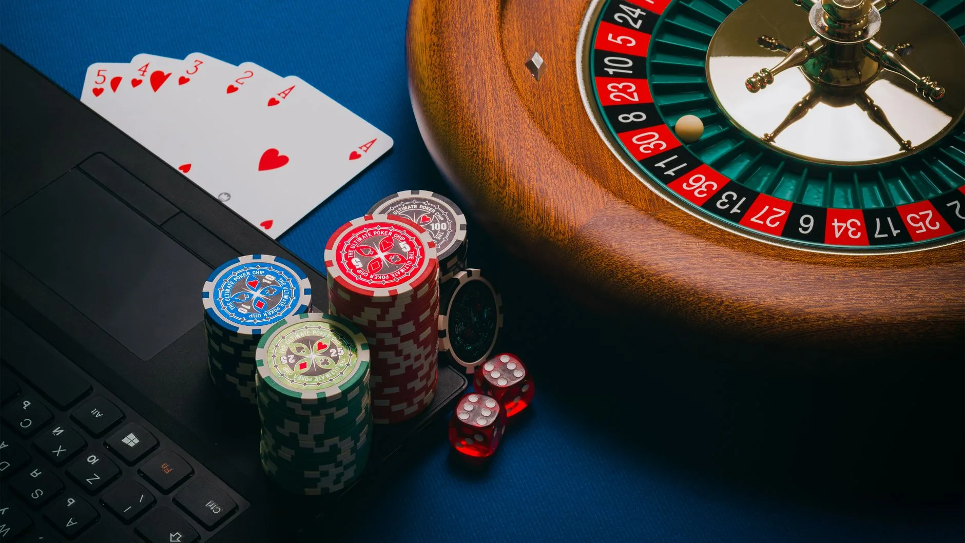 Blick auf den Casinobereich in Velden